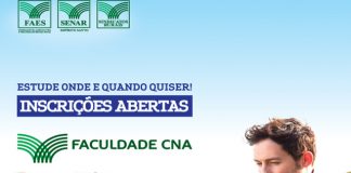 Senar abre vagas para curso técnico gratuito em agronegócio