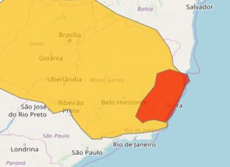 Instituto emite alerta “vermelho” para chuvas intensas em todo o Estado