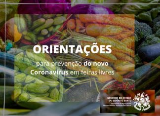 Secretaria de Agricultura cria cartilha para prevenção do novo Coronavírus em feiras livres