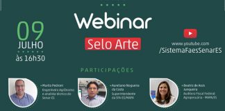 Evento online debate o Selo ARTE no Espírito Santo