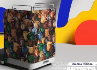 Conquista para o mundo: artista plástica Valéria Vidigal assina máquina de café espresso
