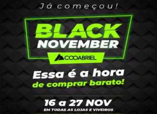 Campanha “Black November Cooabriel” terá preços imperdíveis para os sócios