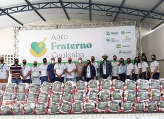 Programa Agro Fraterno é realizado no Espírito Santo e famílias recebem cestas de alimentos