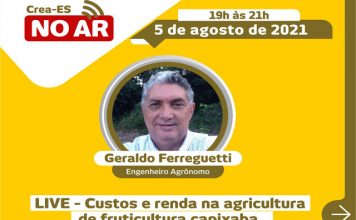 Live: Crea-ES debate custos e renda na fruticultura capixaba