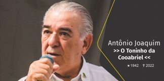 Nota de pesar: cafeicultura do ES perde Antônio Joaquim de Souza Neto