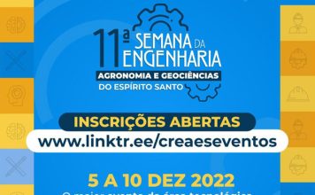 11ª Semana da Engenharia, Agronomia e Geociências do Espírito Santo em dezembro