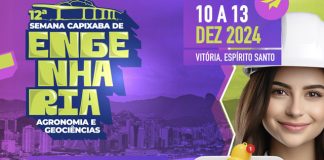 Estão abertas as inscrições para a 12ª Semana da Engenharia, Agronomia e Geociências do ES